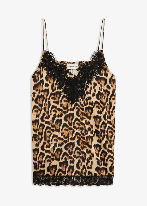 Top in satin fluido, bonprix