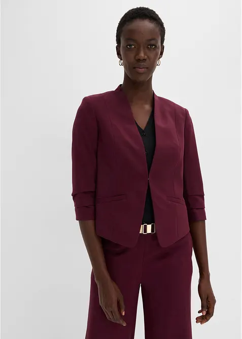 Blazer con maniche a 3/4 arricciate, bonprix