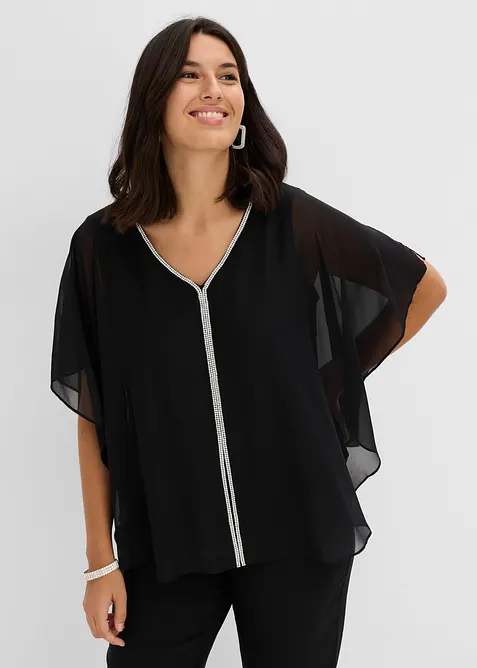 Tunica con applicazione di strass, bonprix