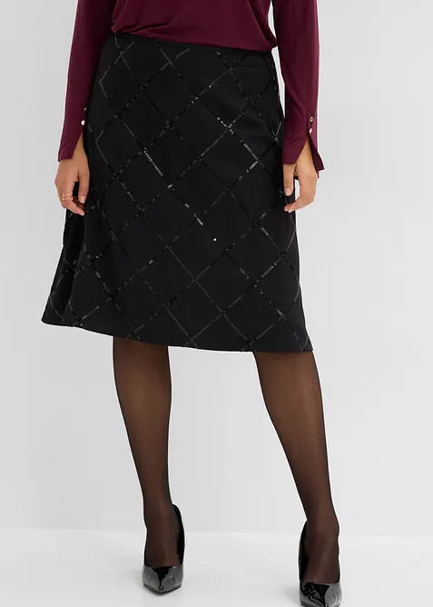 Gonna con paillettes, bonprix
