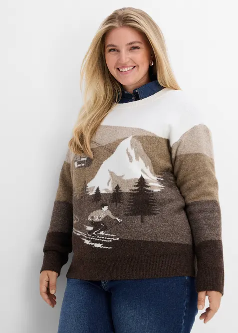 Maglione ampio, bonprix