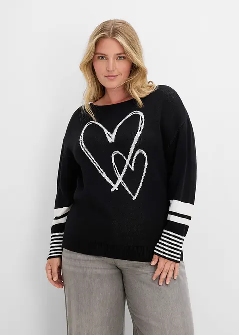 Maglione jacquard, bonprix