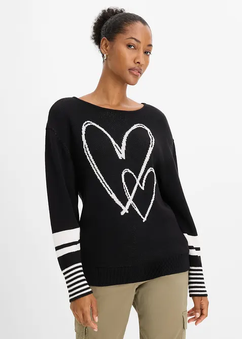 Maglione jacquard, bonprix