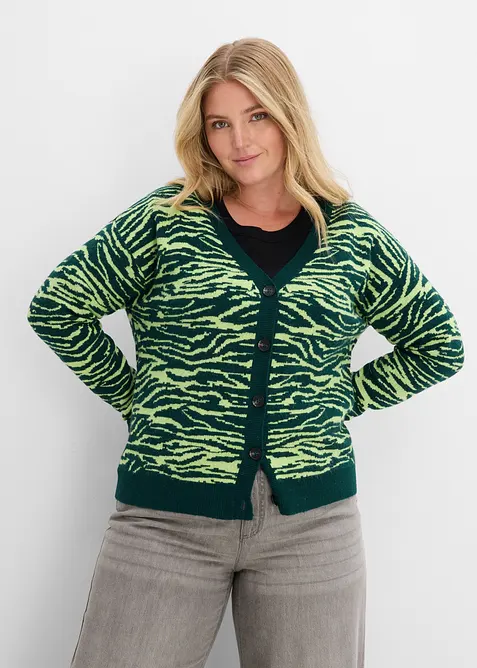 Cardigan jacquard, bonprix