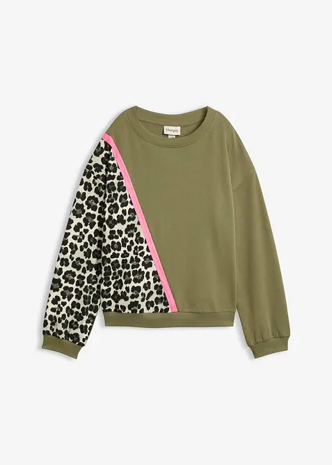 Felpa in misto cotone morbido, bonprix