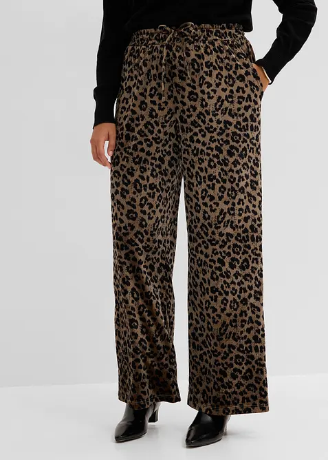 Pantaloni a palazzo in velluto morbido, bonprix