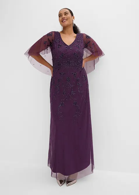Abito da sera con ricami e paillettes, bonprix