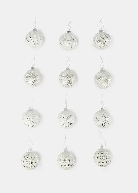 Palline di Natale (12 pezzi), bonprix