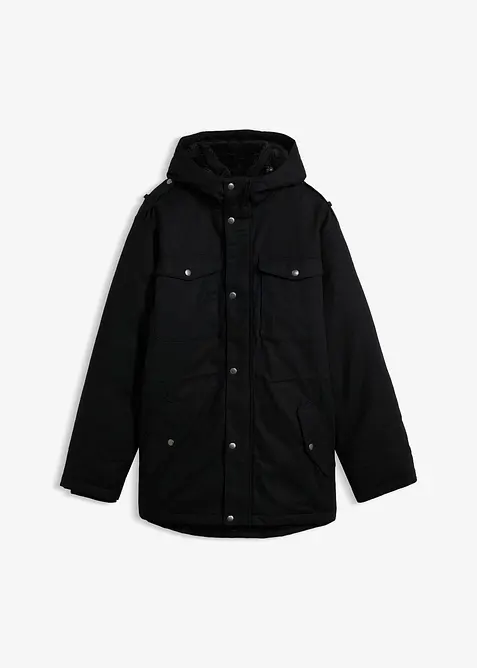 Parka con fodera morbida in pile, bonprix