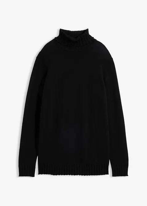 Maglione a collo alto in cotone biologico, bonprix