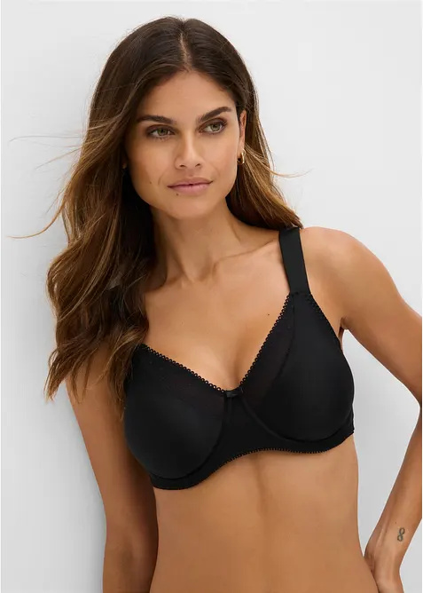 Reggiseno t-shirt minimizer con spalline imbottite (pacco da 3), bonprix