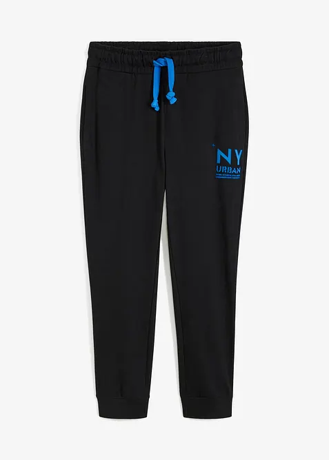 Pantaloni da jogging con dettagli a contrasto, bonprix