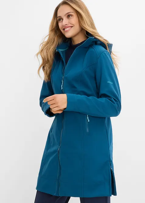 Giacca lunga in softshell idrorepellente, bonprix