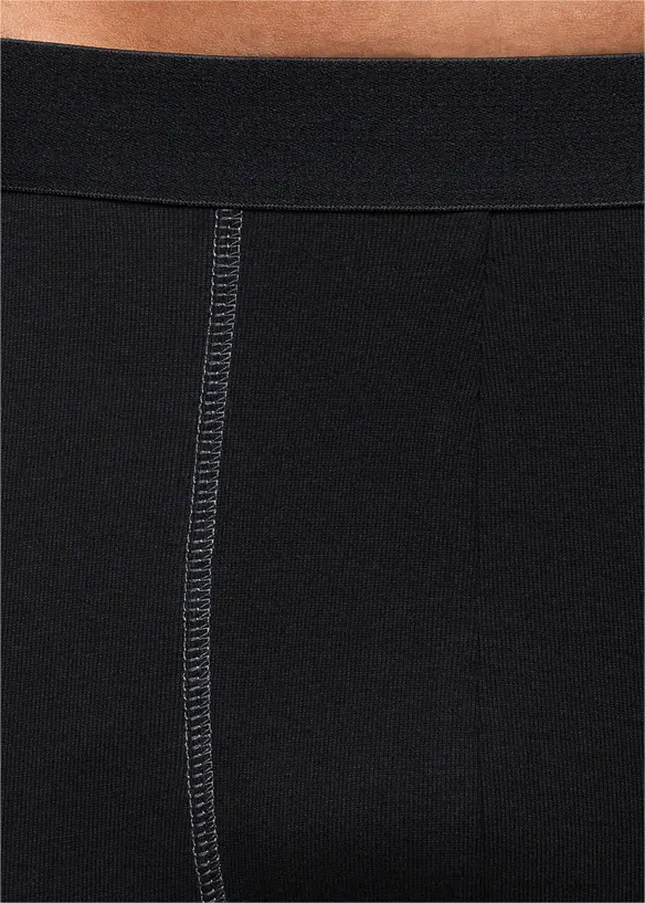 Mutanda in cotone a costine con gambe lunghe, bonprix