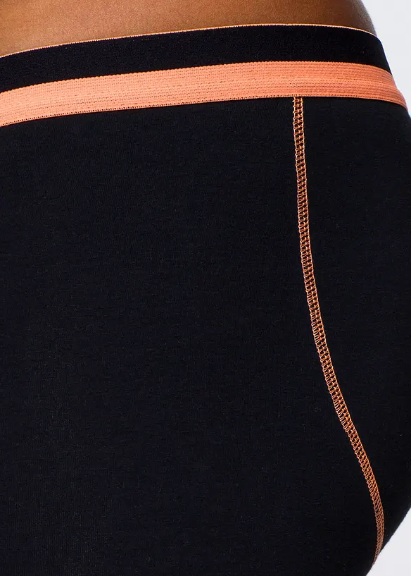 Boxer aderenti lunghi con cotone (pacco da 2), bonprix