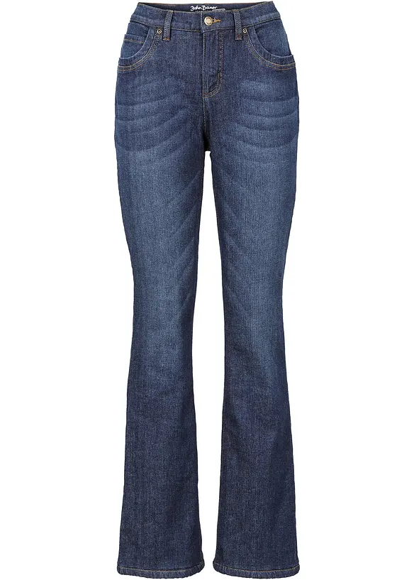 Jeans termici elasticizzati, bootcut, bonprix