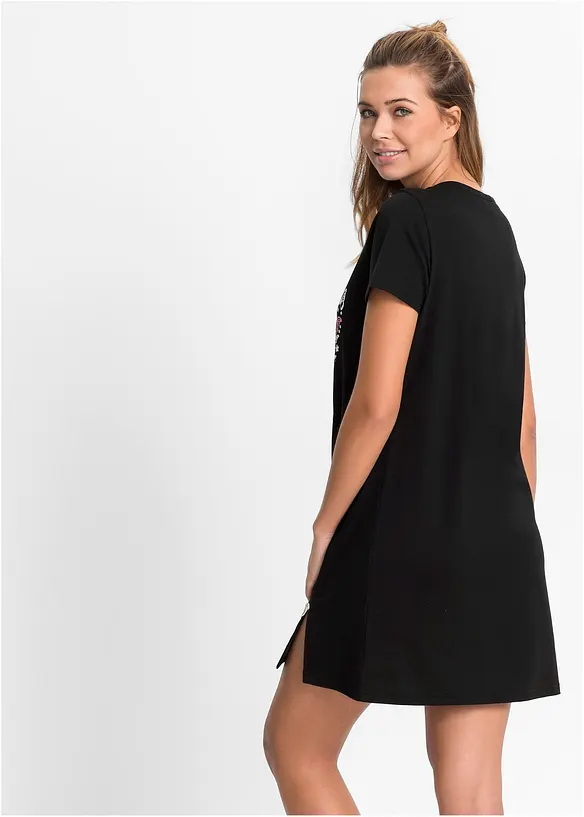 Camicia da notte corta in cotone biologico, bonprix