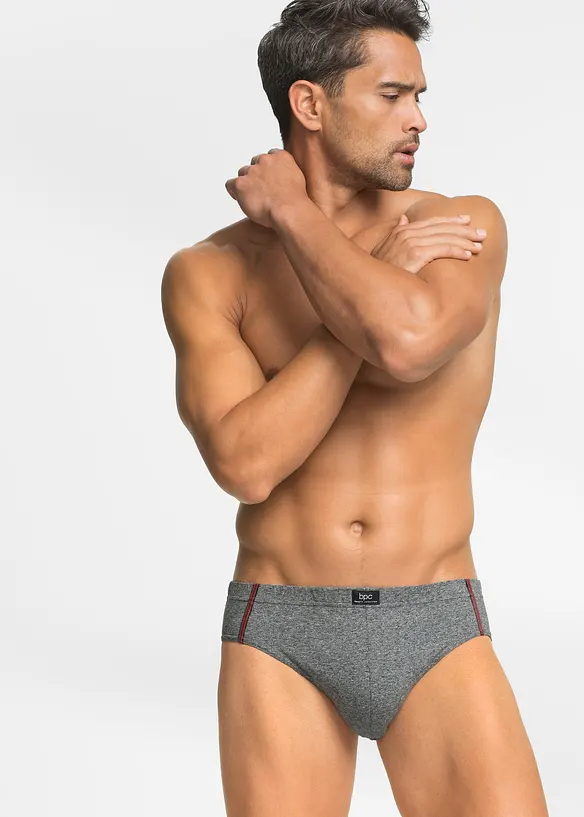 Slip alto con cotone (pacco da 5), bonprix