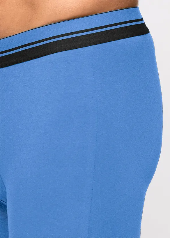 Boxer aderenti lunghi con cotone (pacco da 2), bonprix