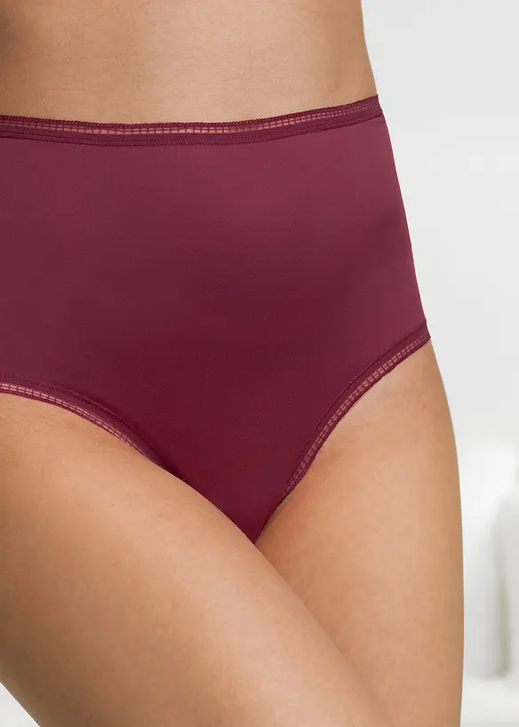 Slip a vita alta in microfibra (pacco da 3), bonprix