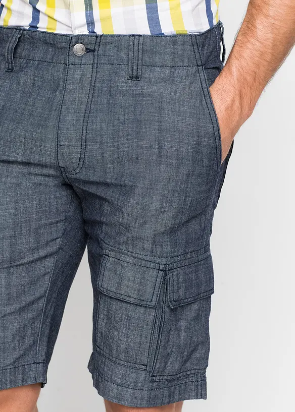 Bermuda cargo in puro cotone, loose fit, bonprix
