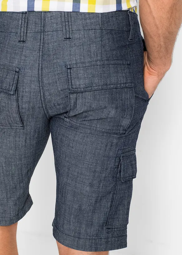 Bermuda cargo in puro cotone, loose fit, bonprix