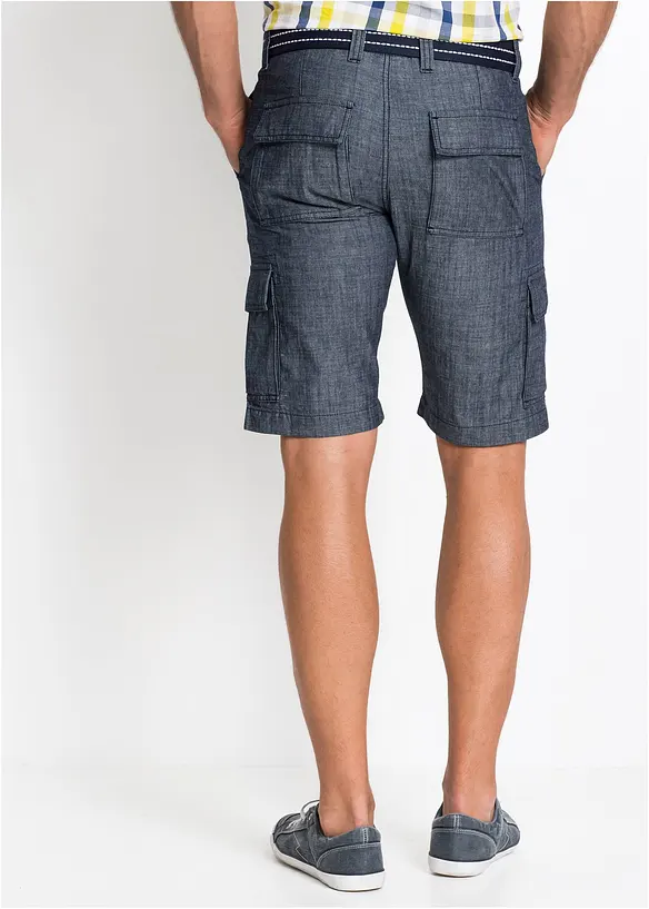 Bermuda cargo in puro cotone, loose fit, bonprix