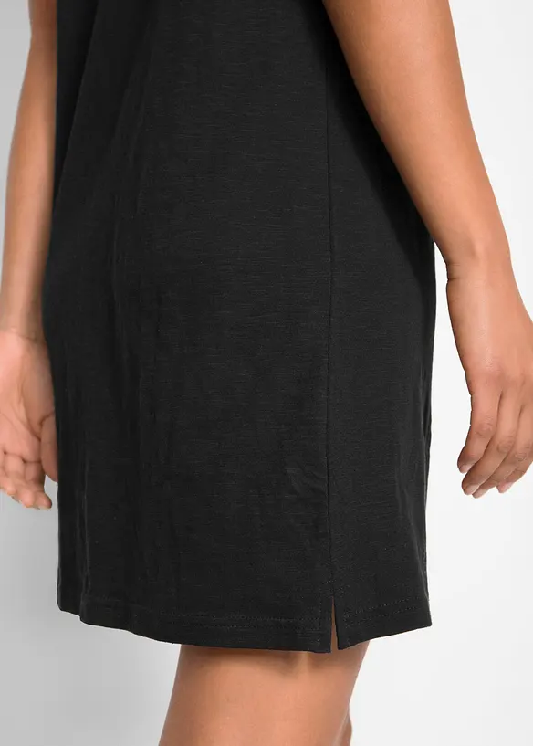 Abito di jersey in filato fiammato di puro cotone, bonprix
