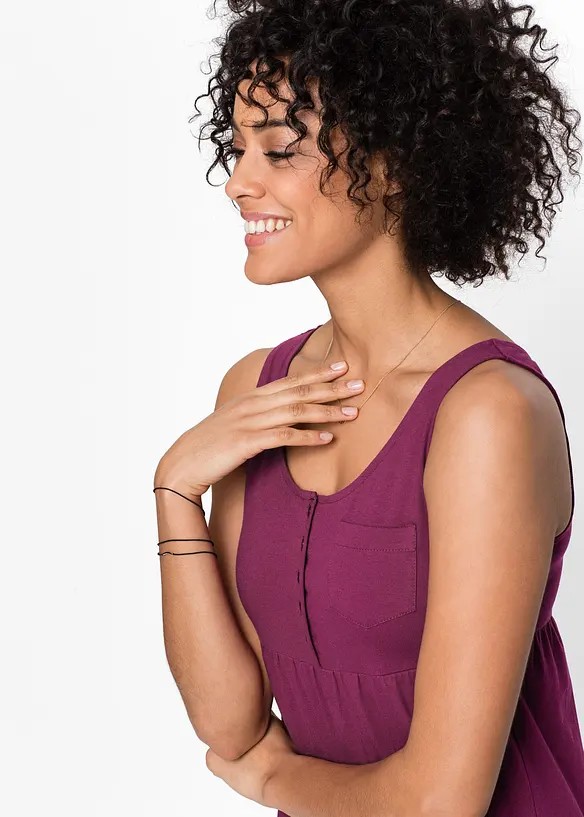 Abito corto in jersey di cotone, bonprix