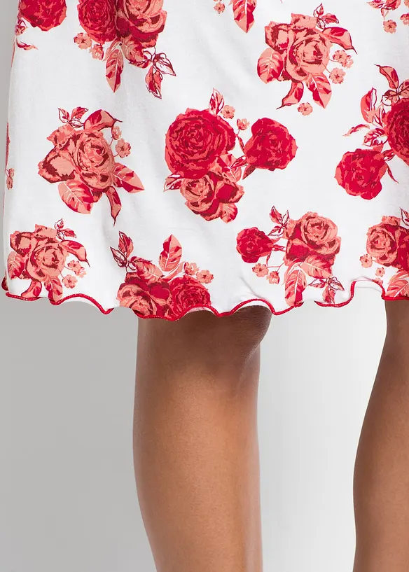 Camicia da notte corta in misto viscosa morbido, bonprix