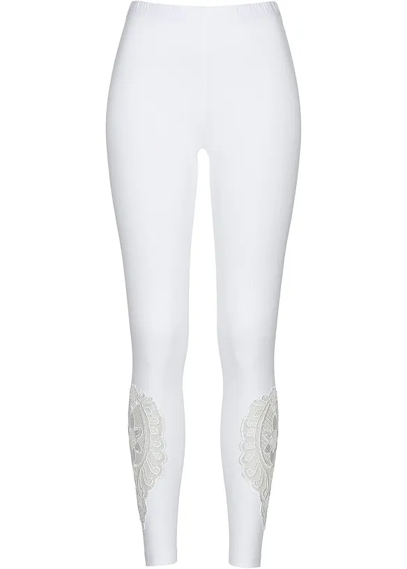Leggings con pizzo, bonprix