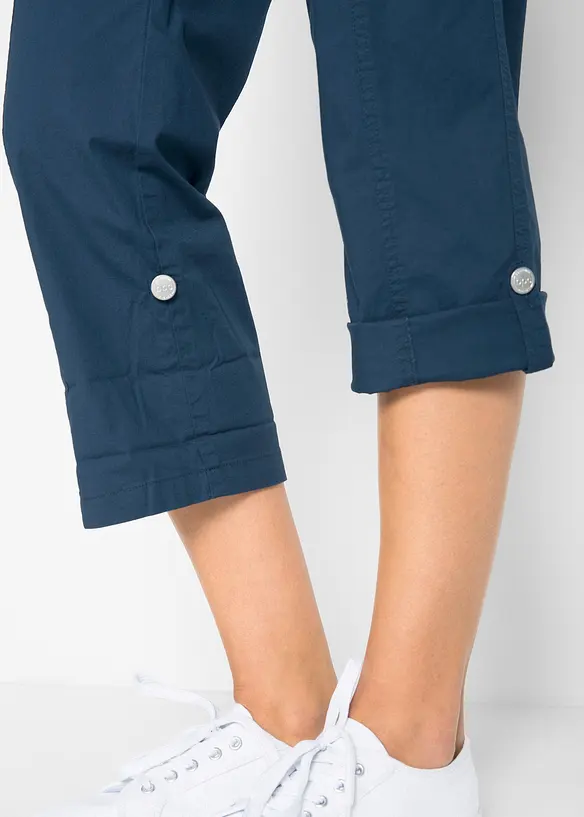 Pinocchietti cargo elasticizzati, bonprix