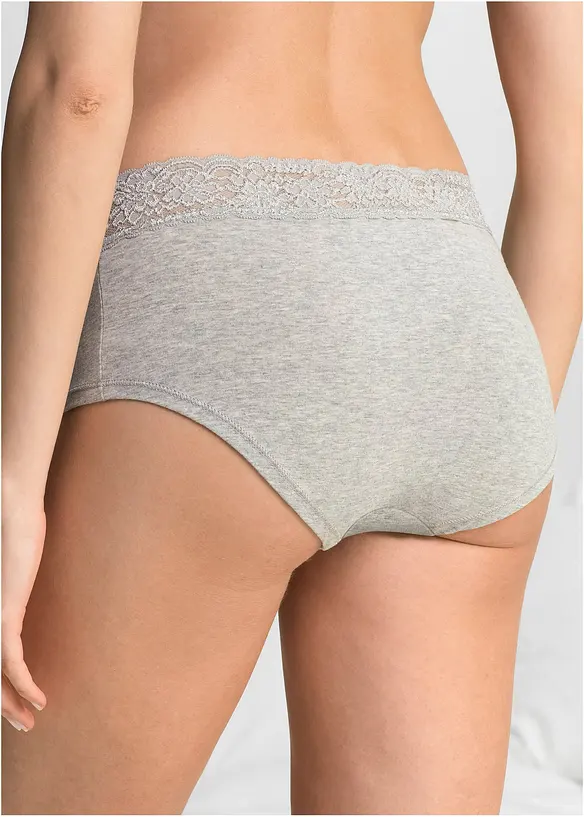 Culotte a vita alta (pacco da 4), bonprix