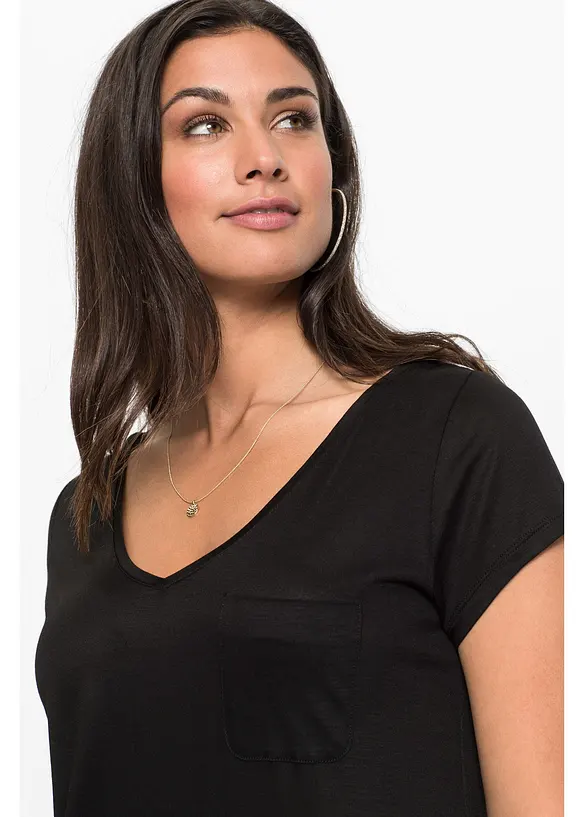 T-shirt in morbida viscosa, bonprix