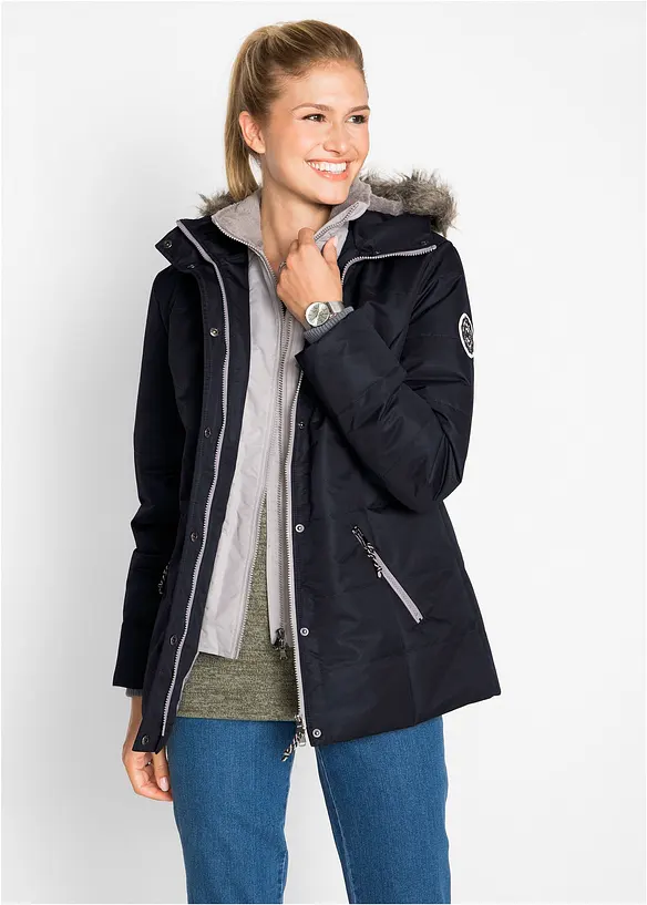 Giacca invernale effetto 2 in 1, bonprix