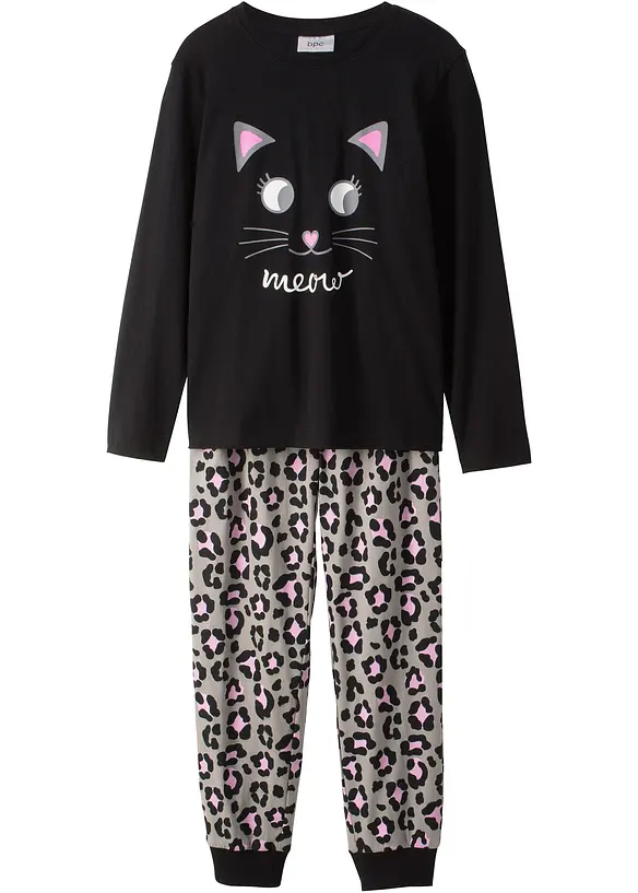 Pigiama in puro cotone (set 2 pezzi), bonprix
