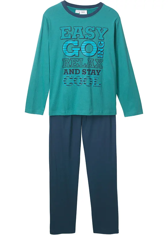 Pigiama in puro cotone (set 2 pezzi), bonprix