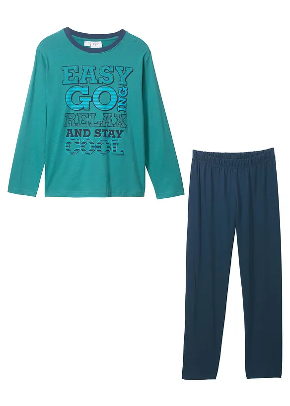 Pigiama in puro cotone (set 2 pezzi), bonprix