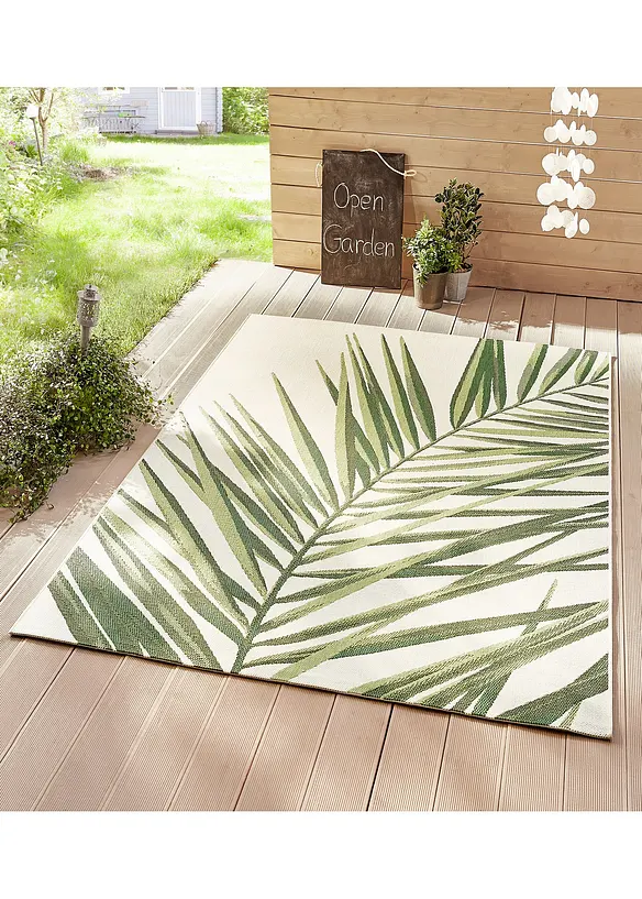 Tappeto da interno ed esterno con foglia di palma, bonprix