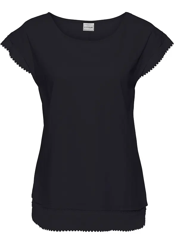 Maglia boxy in cotone, bonprix