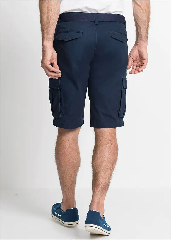Bermuda cargo in puro cotone, relaxed fit, bonprix