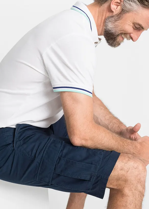 Bermuda cargo in puro cotone, relaxed fit, bonprix