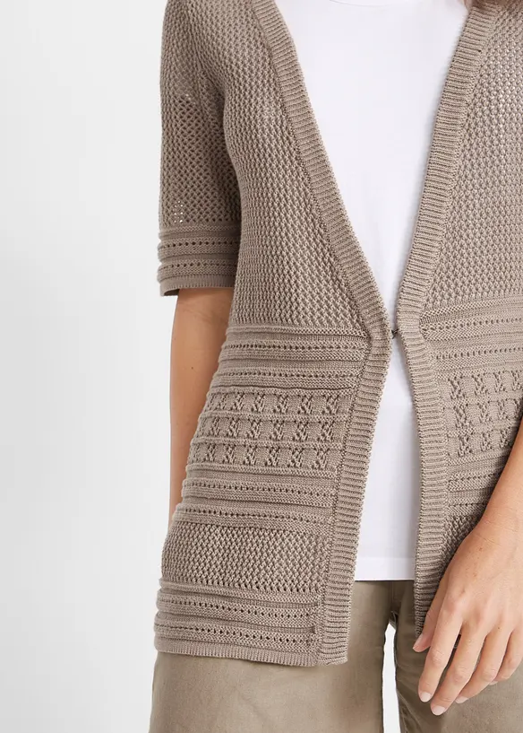 Cardigan traforato, bonprix
