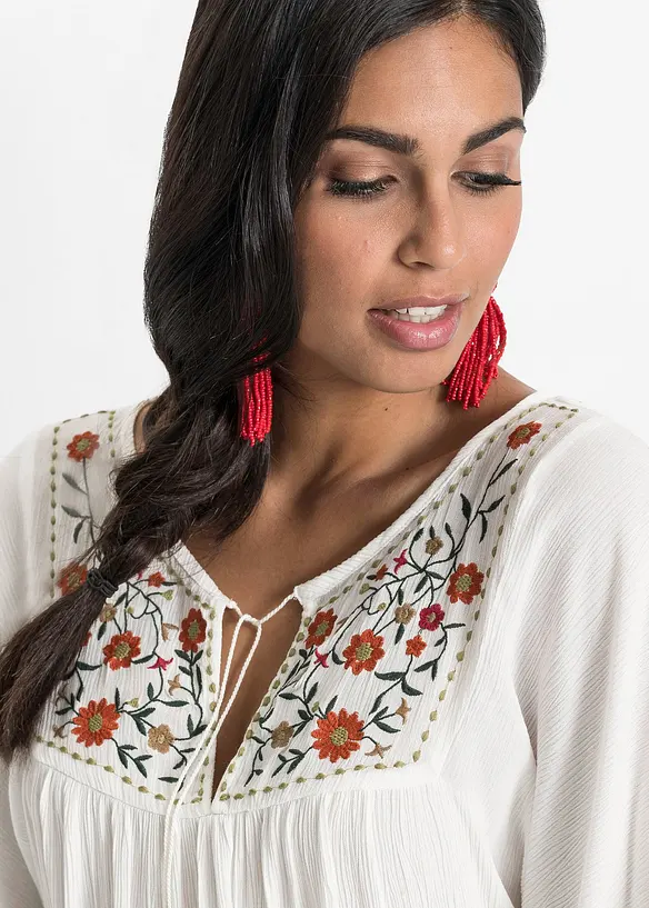 Tunica crinkle in viscosa morbida, bonprix