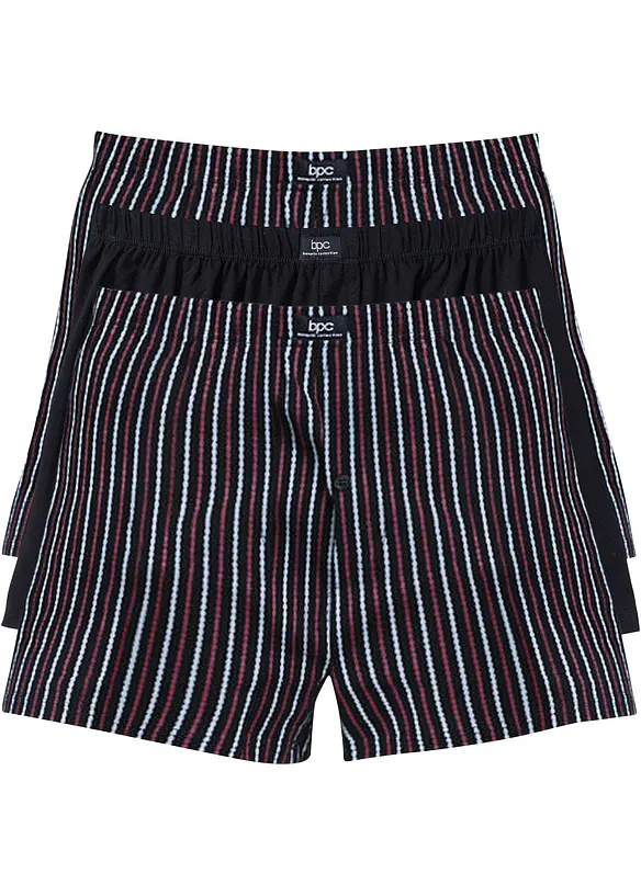 Boxer larghi in jersey di cotone (pacco da 3), bonprix