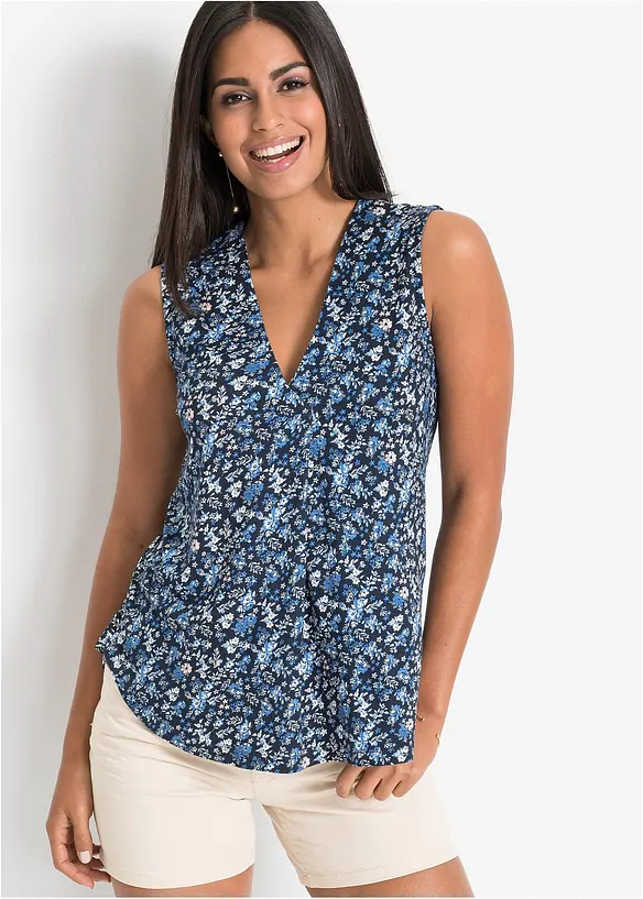 Top in misto viscosa, bonprix