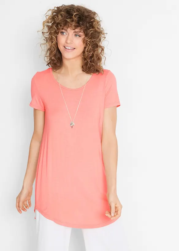 Maglia lunga in viscosa morbida, bonprix