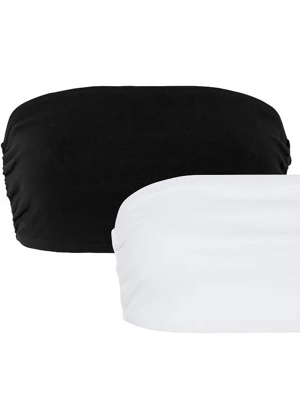 Top a fascia (pacco da 2), bonprix