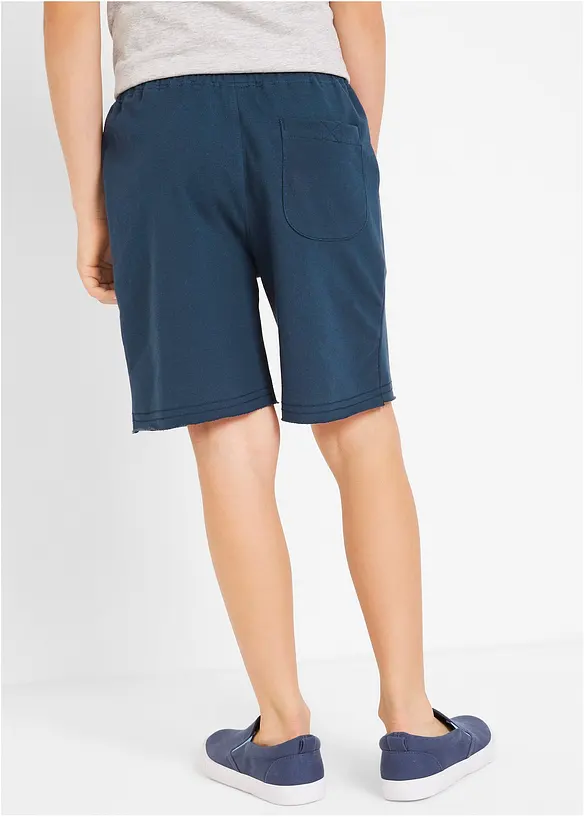 Bermuda in felpa di misto cotone morbido (pacco da 2), bonprix