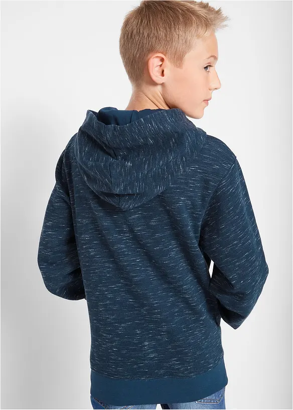Felpa con cappuccio in misto cotone morbido, bonprix